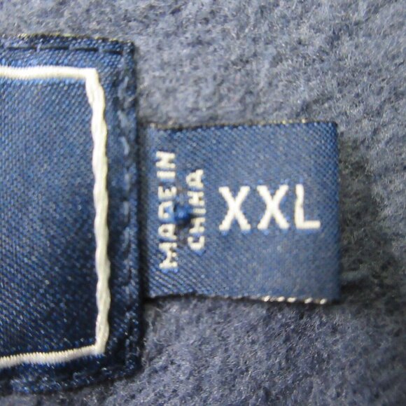 Vineyard Vines Crosby Flannel Shirt Men XXL Blue Button Down Elbow Patch 566 - Picture 4 of 10